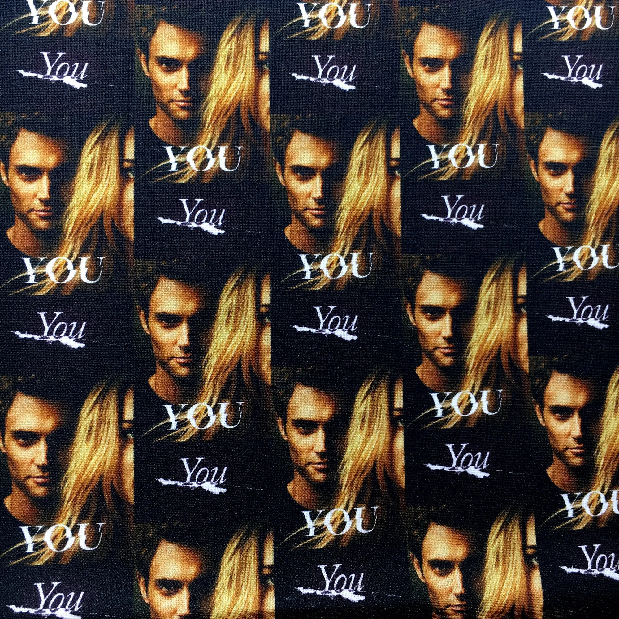 Movie Star Theme Printed Fabric