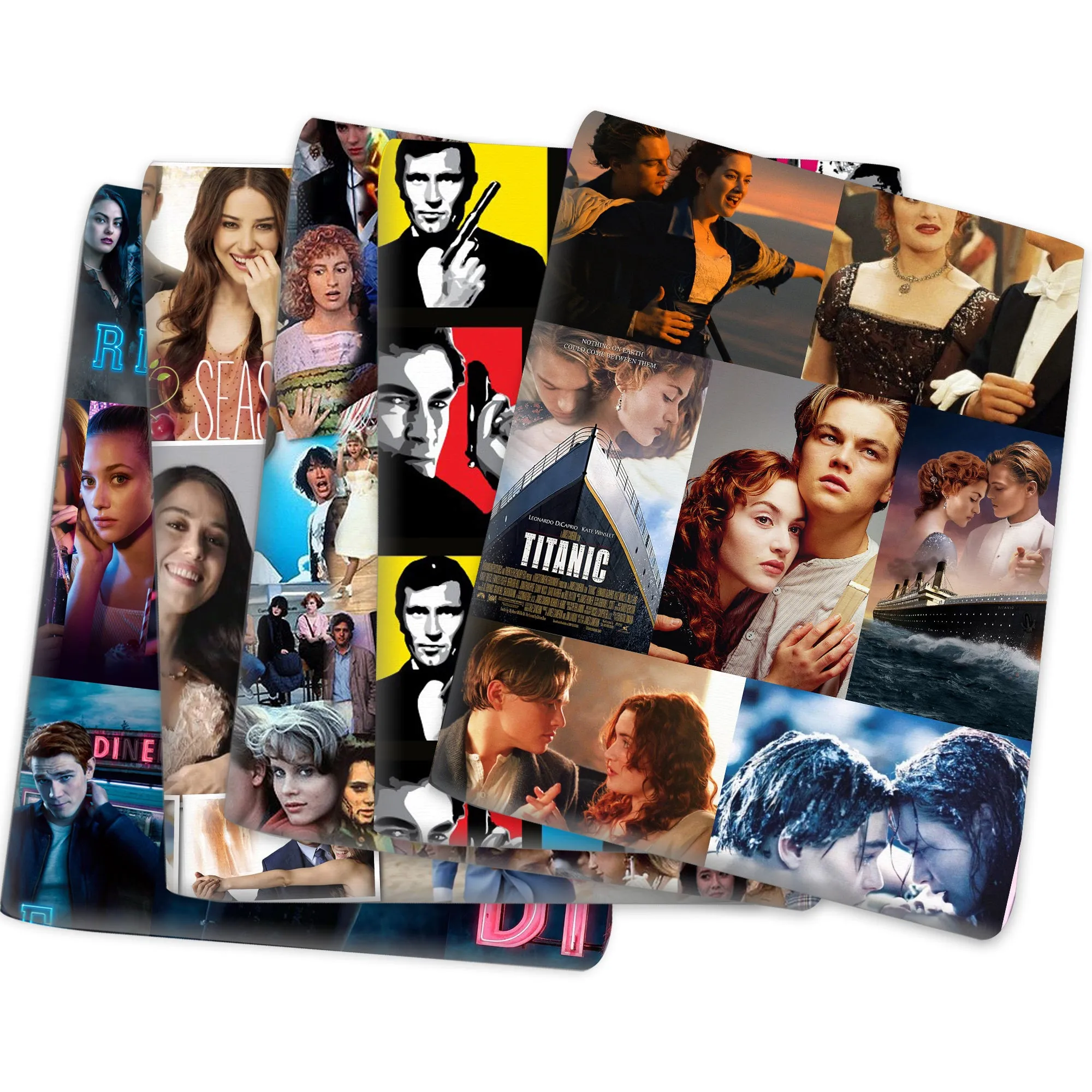 Movie Star Theme Printed Fabric