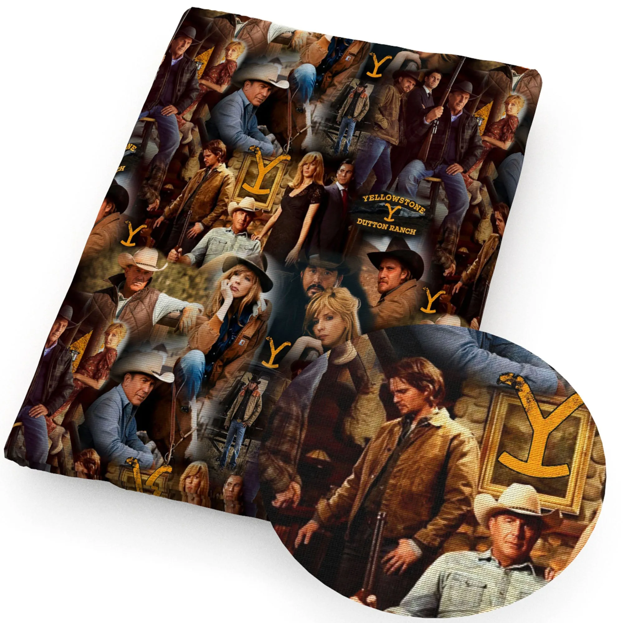 Movie Theme Printed Fabric
