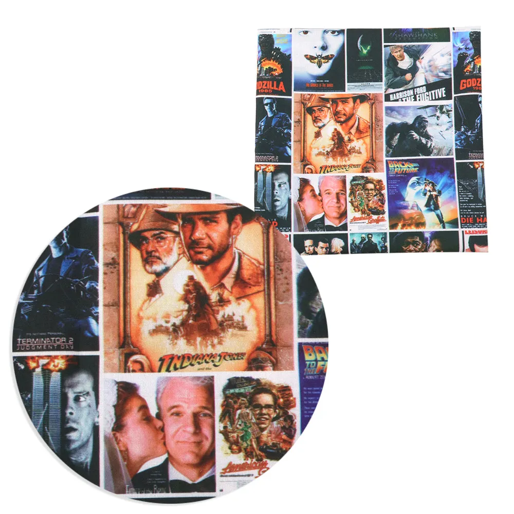 Movie Theme Printed Fabric