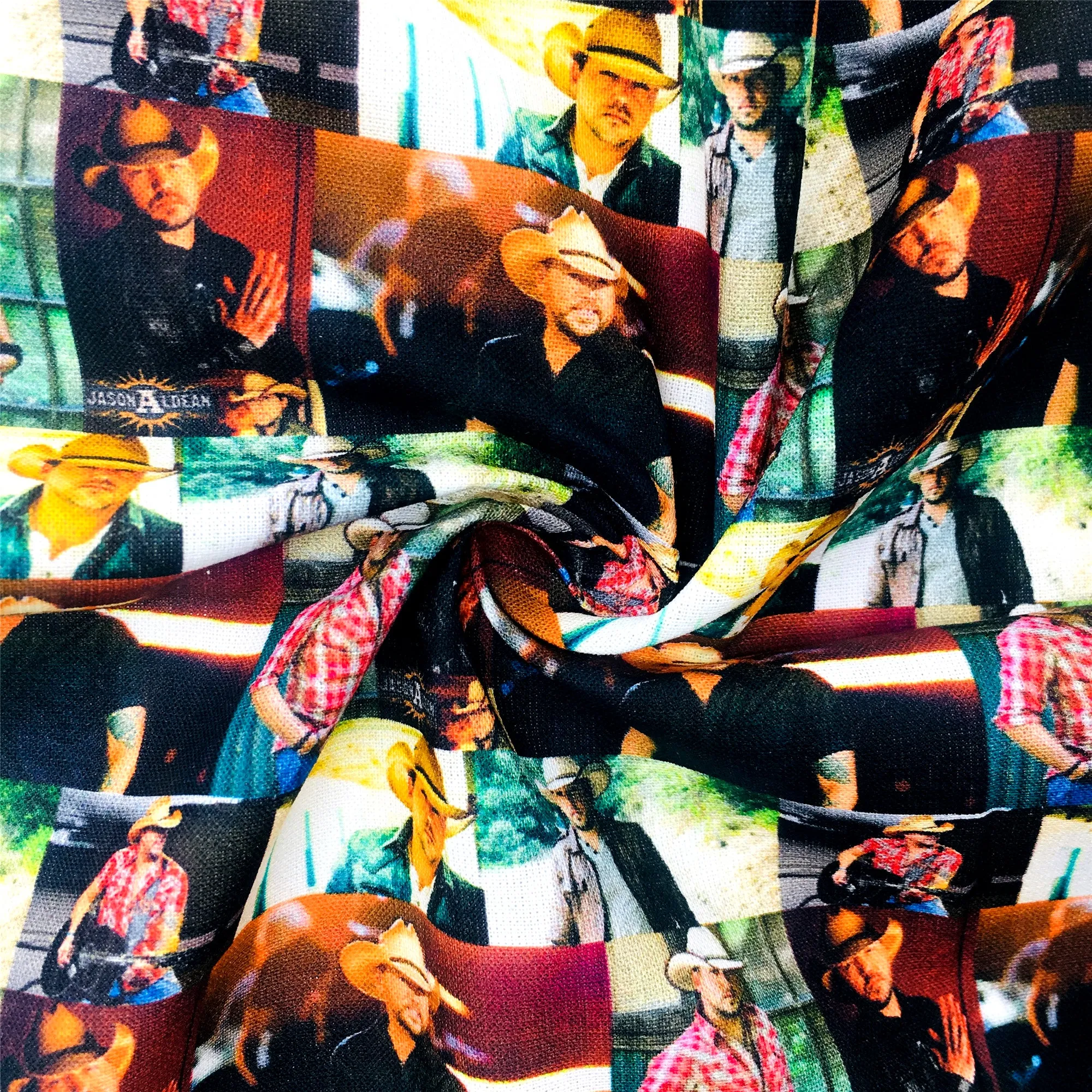 Movie Theme Printed Fabric