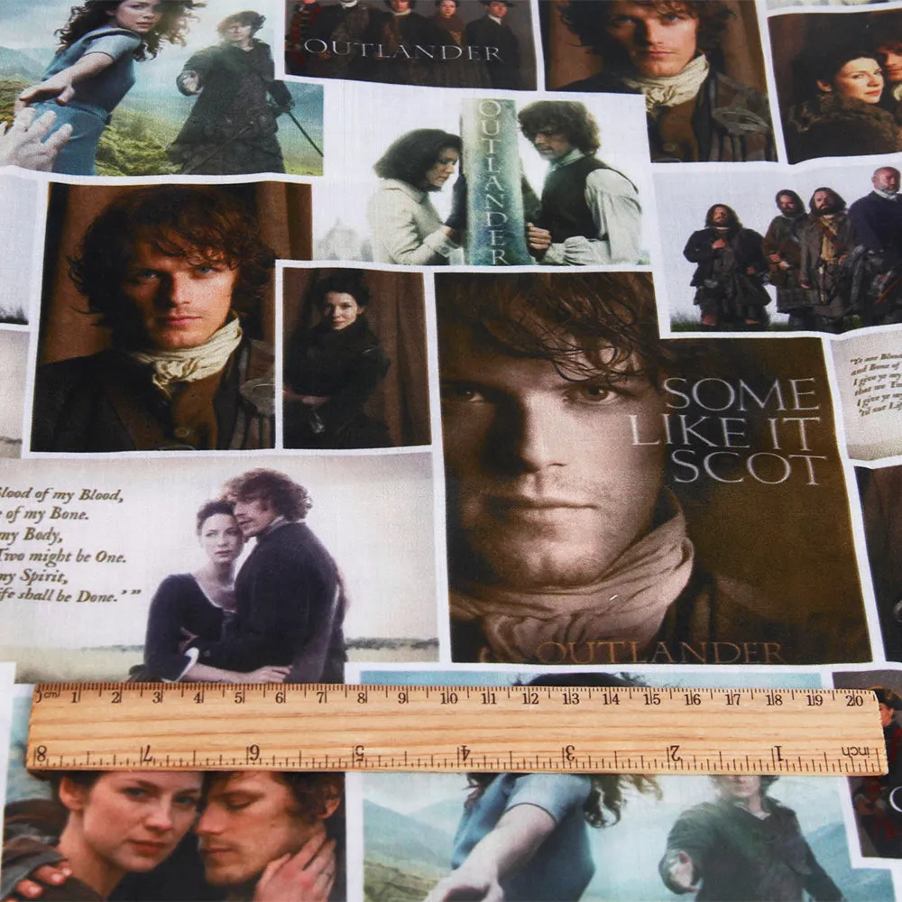 Movie Theme Printed Fabric