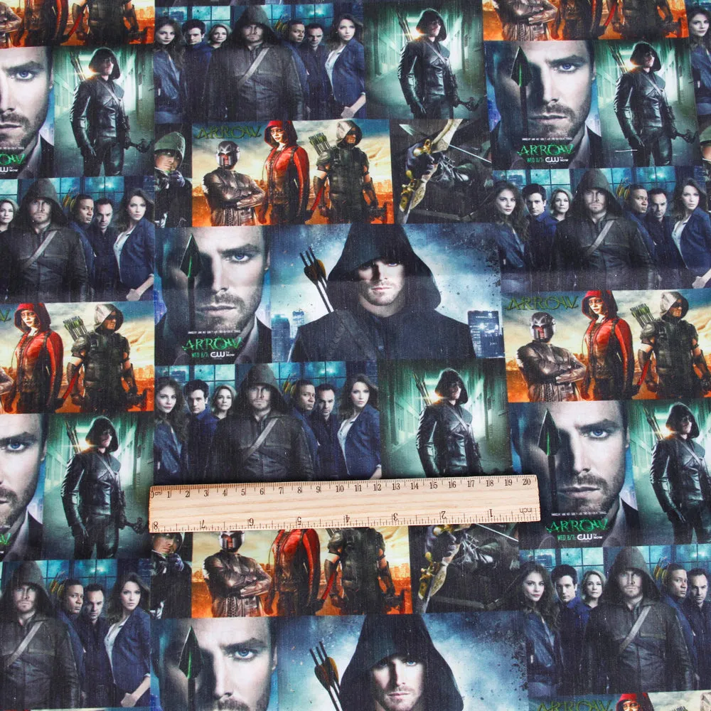 Movie Theme Printed Fabric