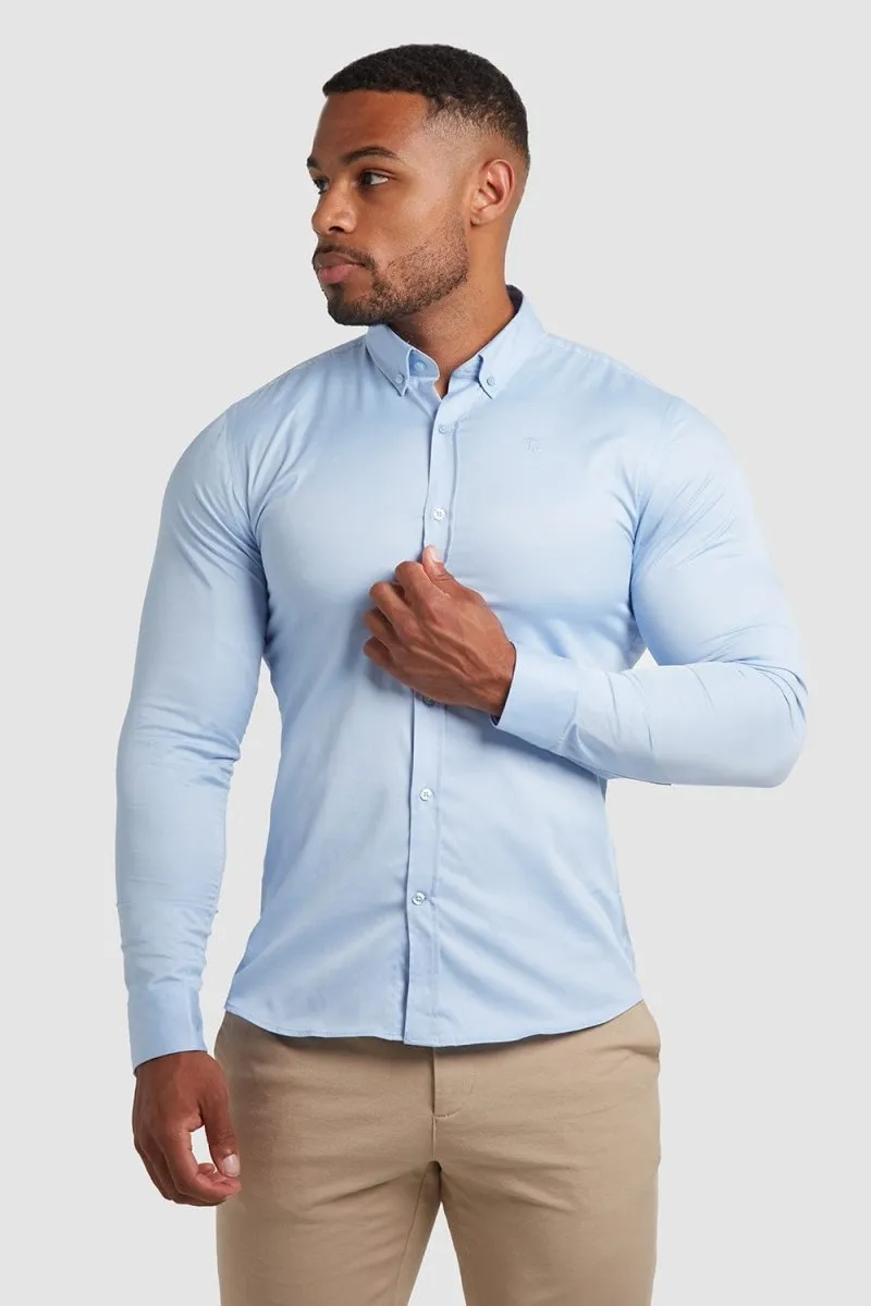 Muscle Fit Signature Shirt 2.0 in Blue