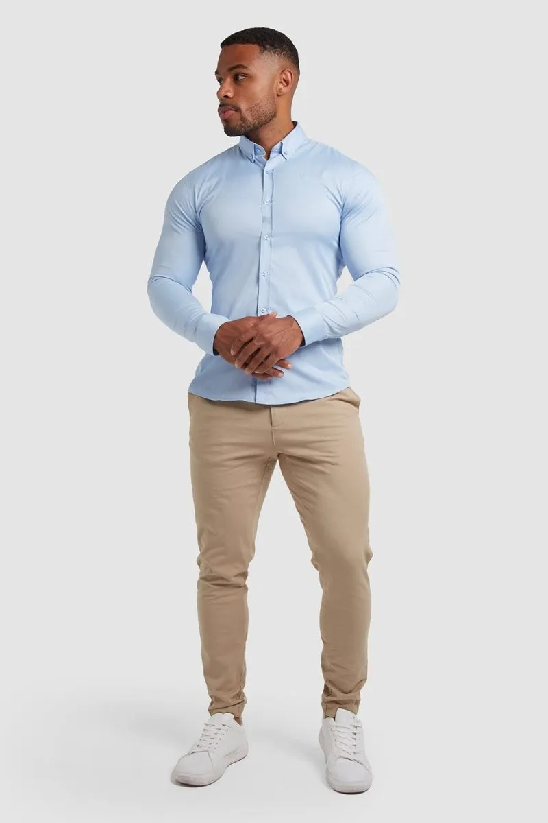 Muscle Fit Signature Shirt 2.0 in Blue