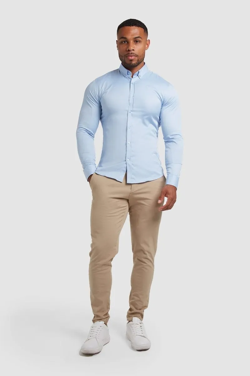 Muscle Fit Signature Shirt 2.0 in Blue