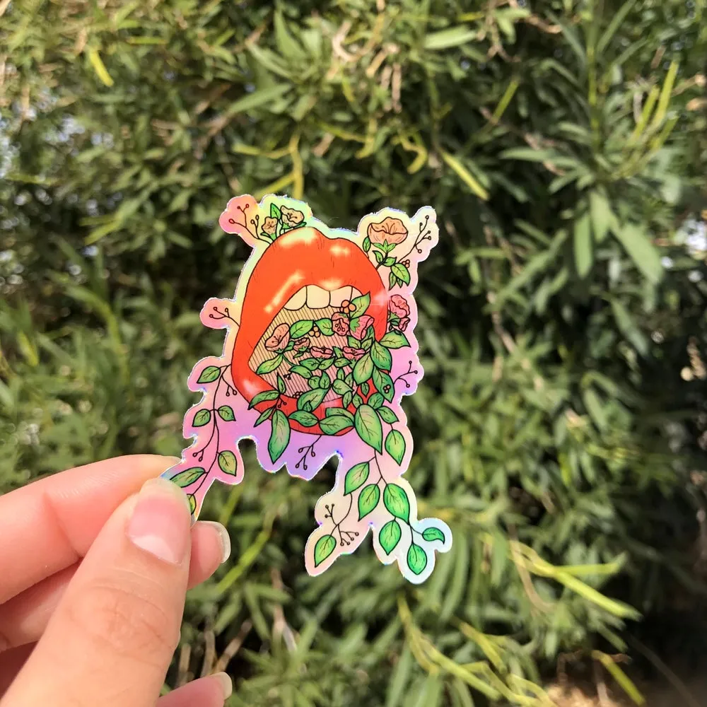 Nature Speaks ♡ Holographic Stickers ♡