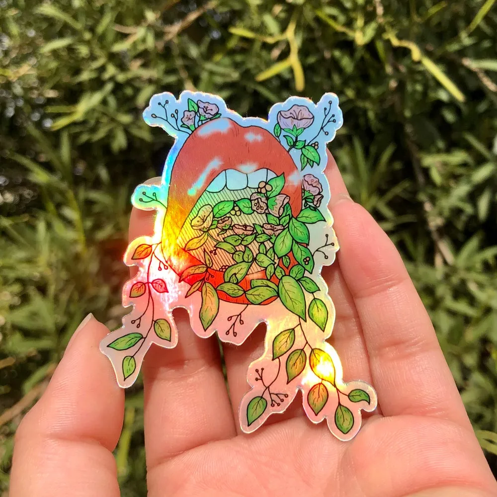 Nature Speaks ♡ Holographic Stickers ♡