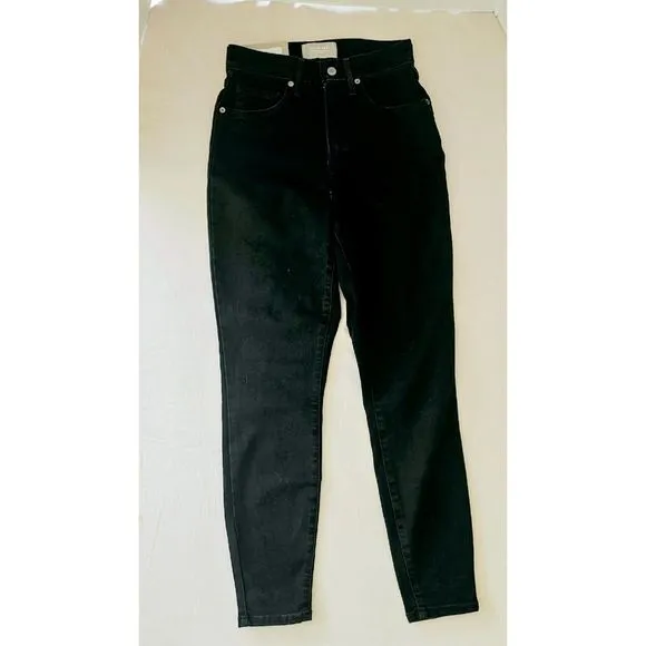 NEW Everlane Jeans/Original Cheeky® Jean Women's Black Size 28 Eco- Friendly