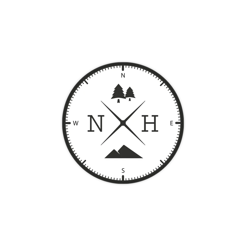 NH Compass Sticker | Mini