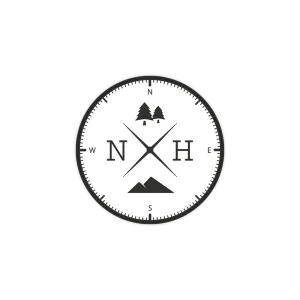 NH Compass Sticker | Mini