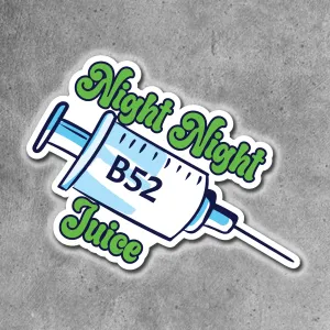 Night Night Juice - Sticker