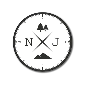 NJ Compass Magnet