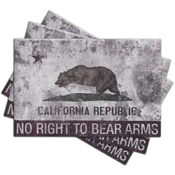 NO RIGHT TO BEAR ARMS STICKER