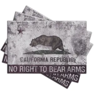 NO RIGHT TO BEAR ARMS STICKER