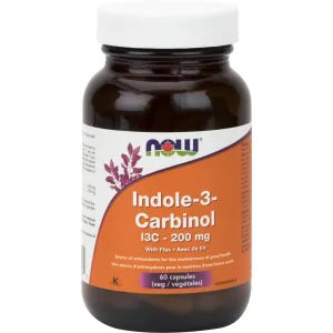 Now Indole-3-Carbinol 100mg 60 Veg Capsules