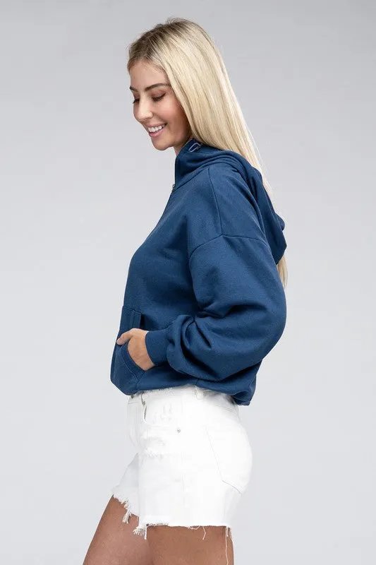 Nuvi Apparel Zip Pullover Hoodie
