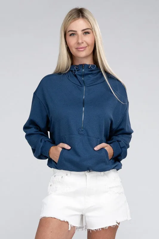 Nuvi Apparel Zip Pullover Hoodie