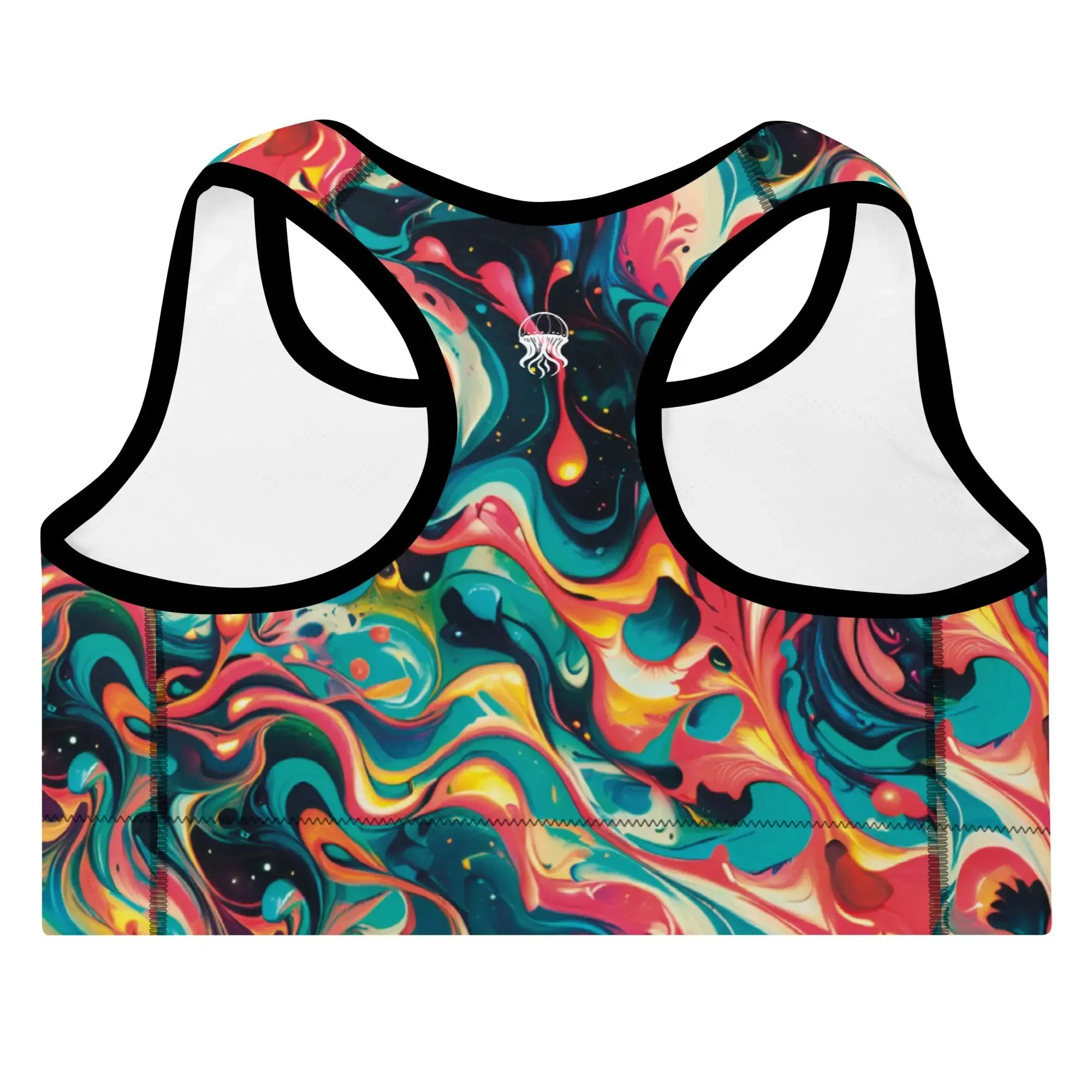 Padded Sports Bra - Celestial Splash