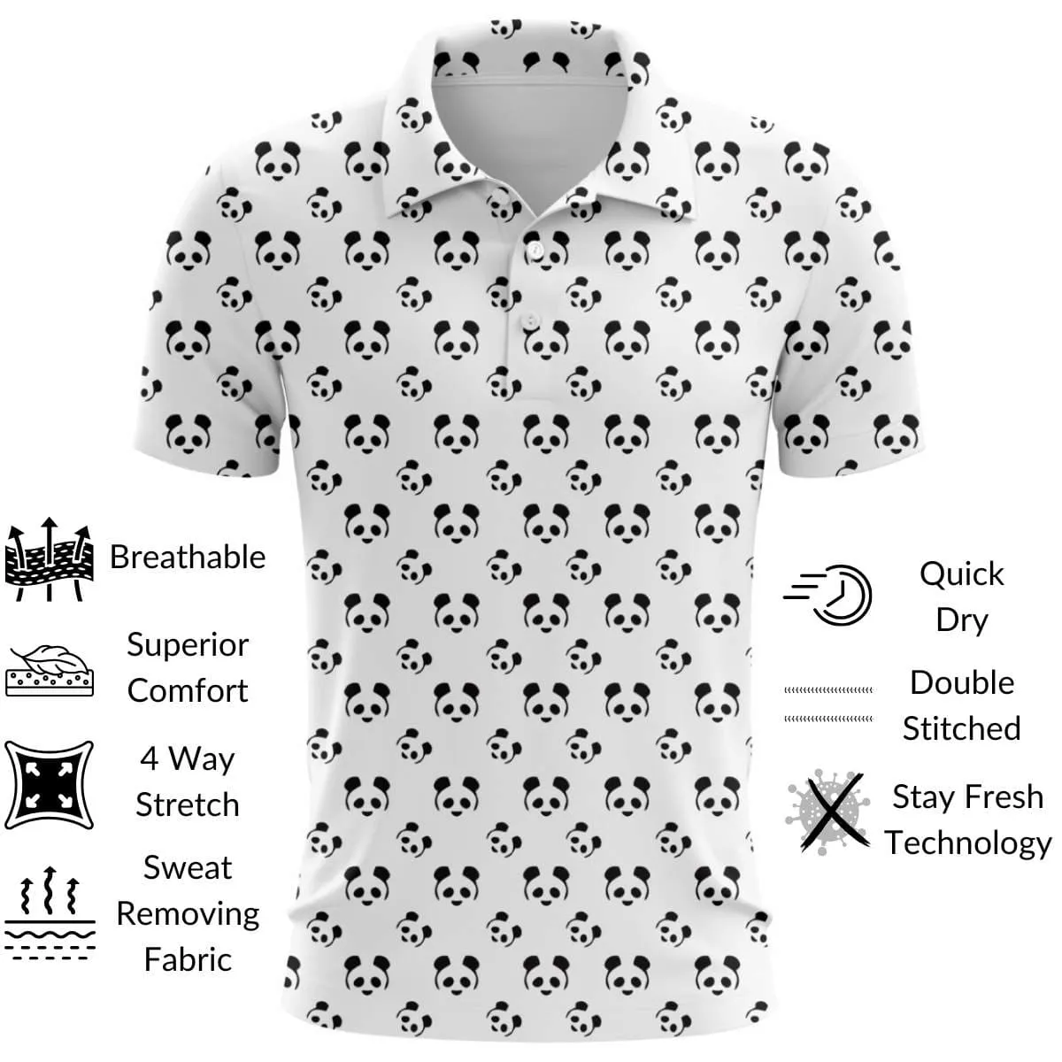 Panda Golf Polo Pre-Order