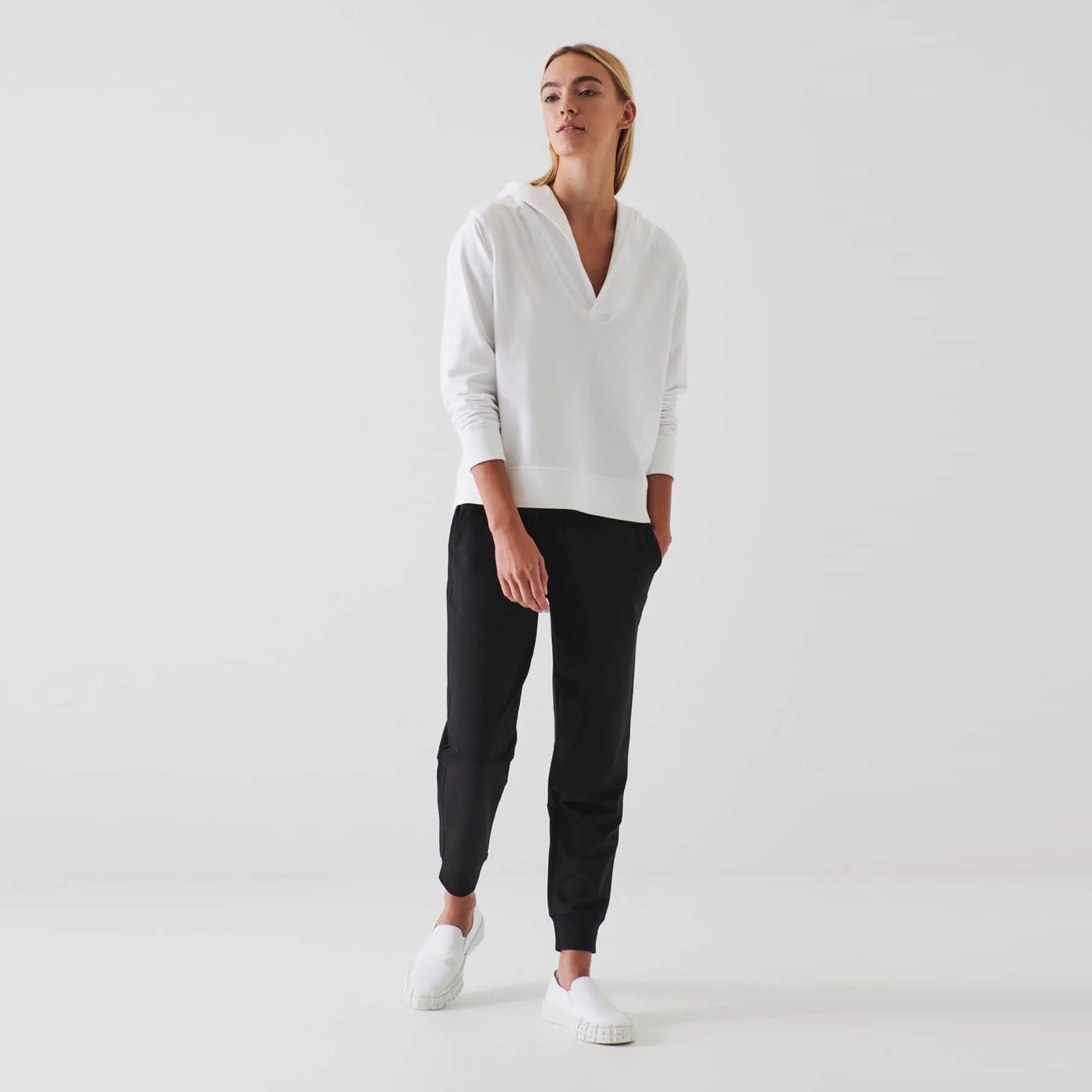 Patrick Assaraf French Terry Drawstring Jogger