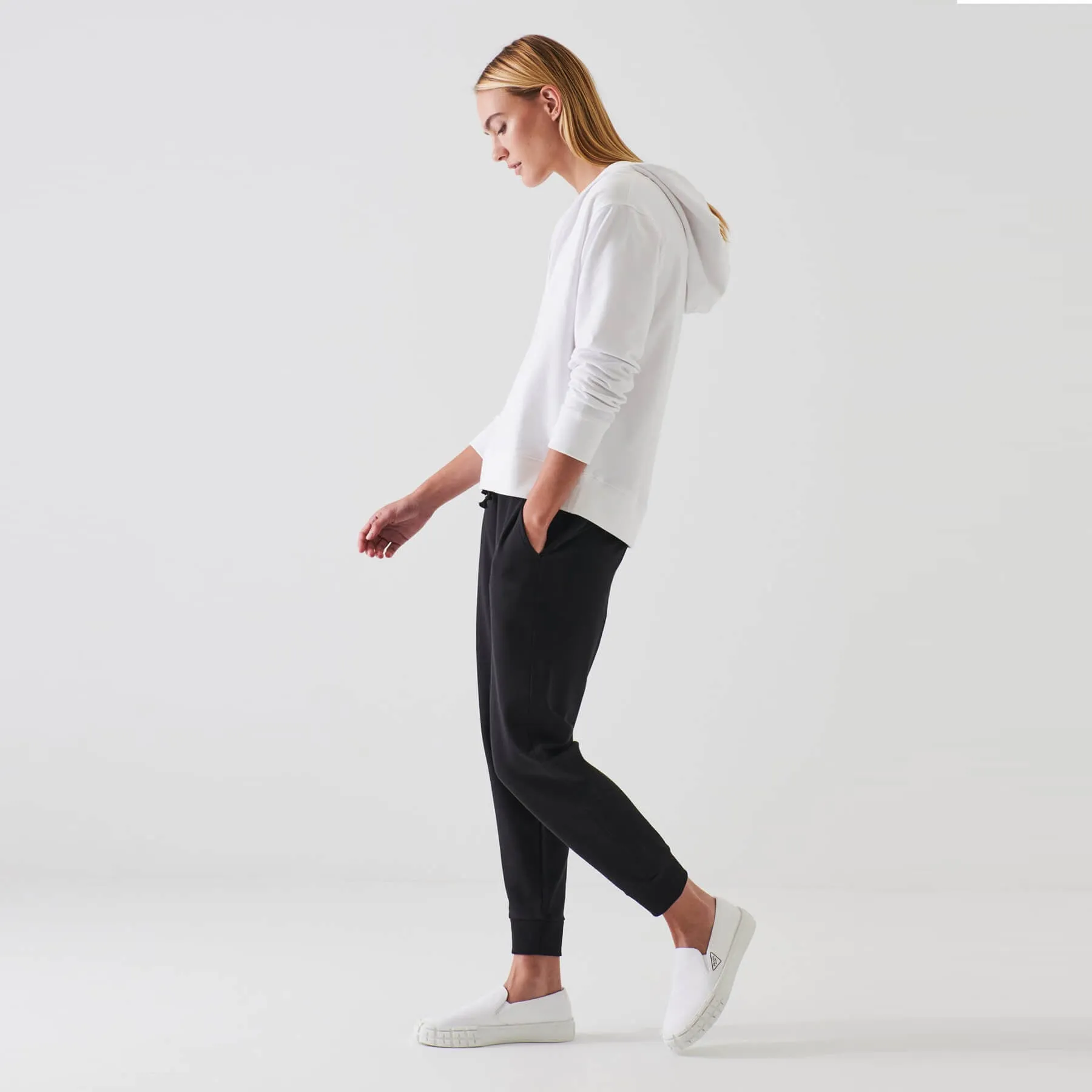 Patrick Assaraf French Terry Drawstring Jogger