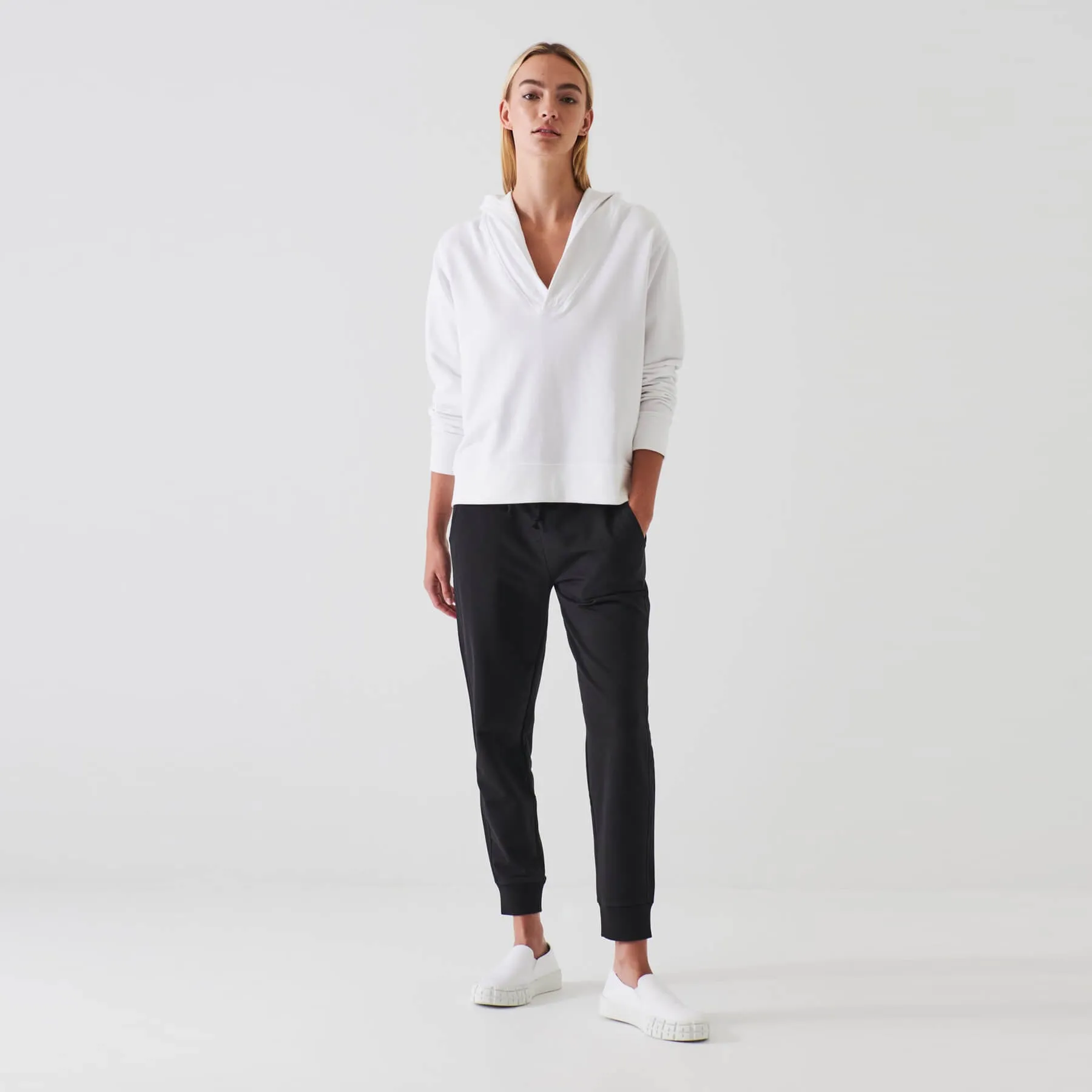 Patrick Assaraf French Terry Drawstring Jogger