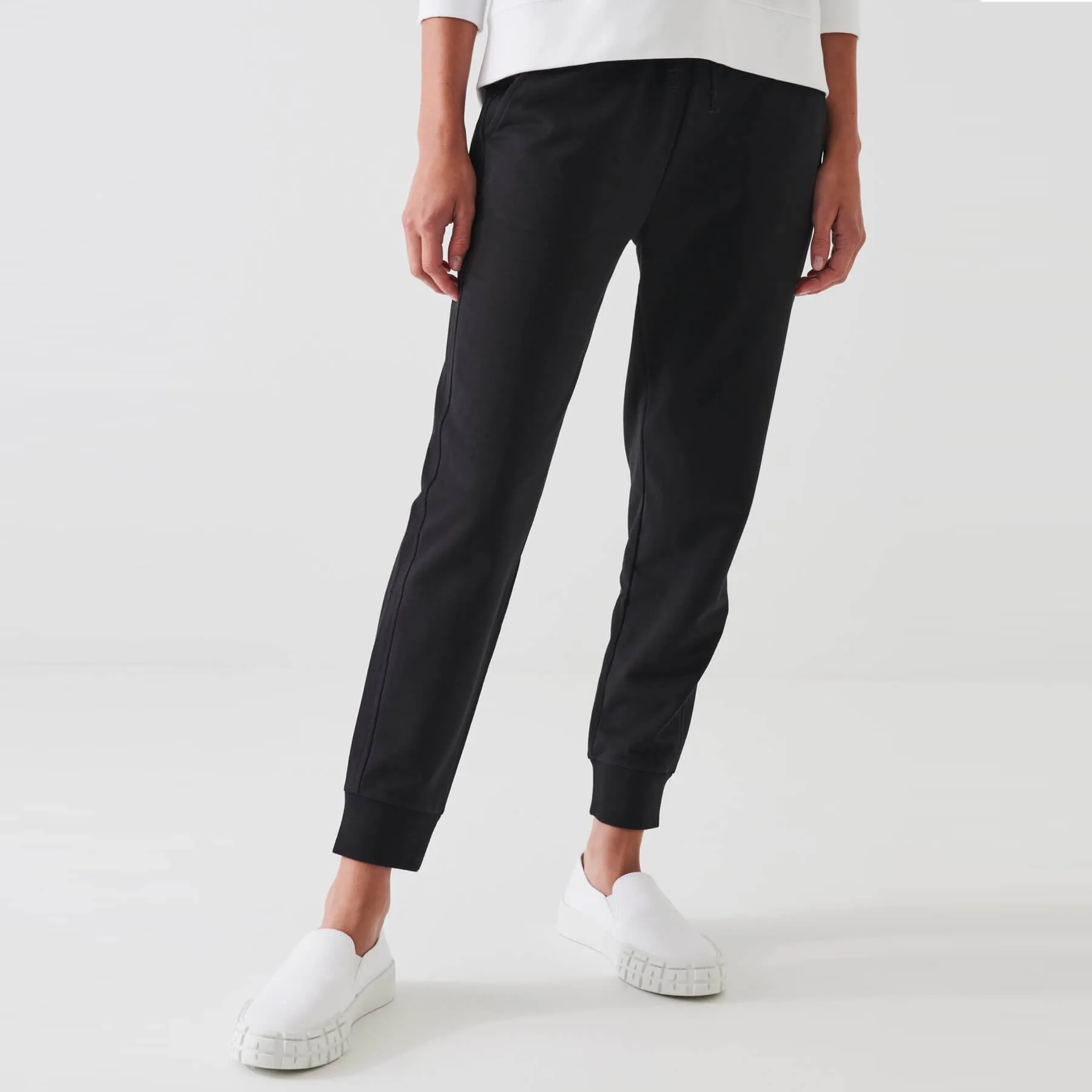 Patrick Assaraf French Terry Drawstring Jogger
