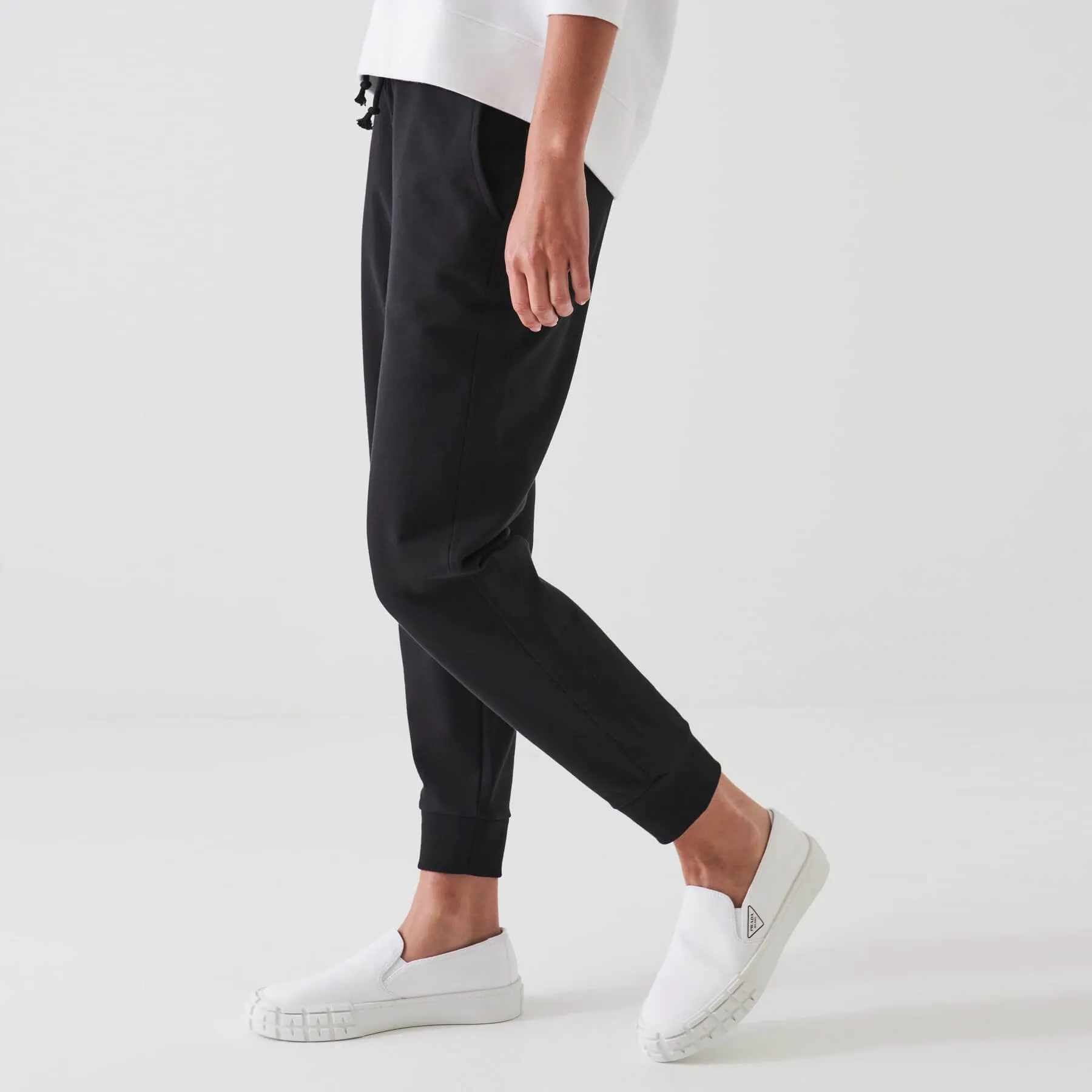 Patrick Assaraf French Terry Drawstring Jogger