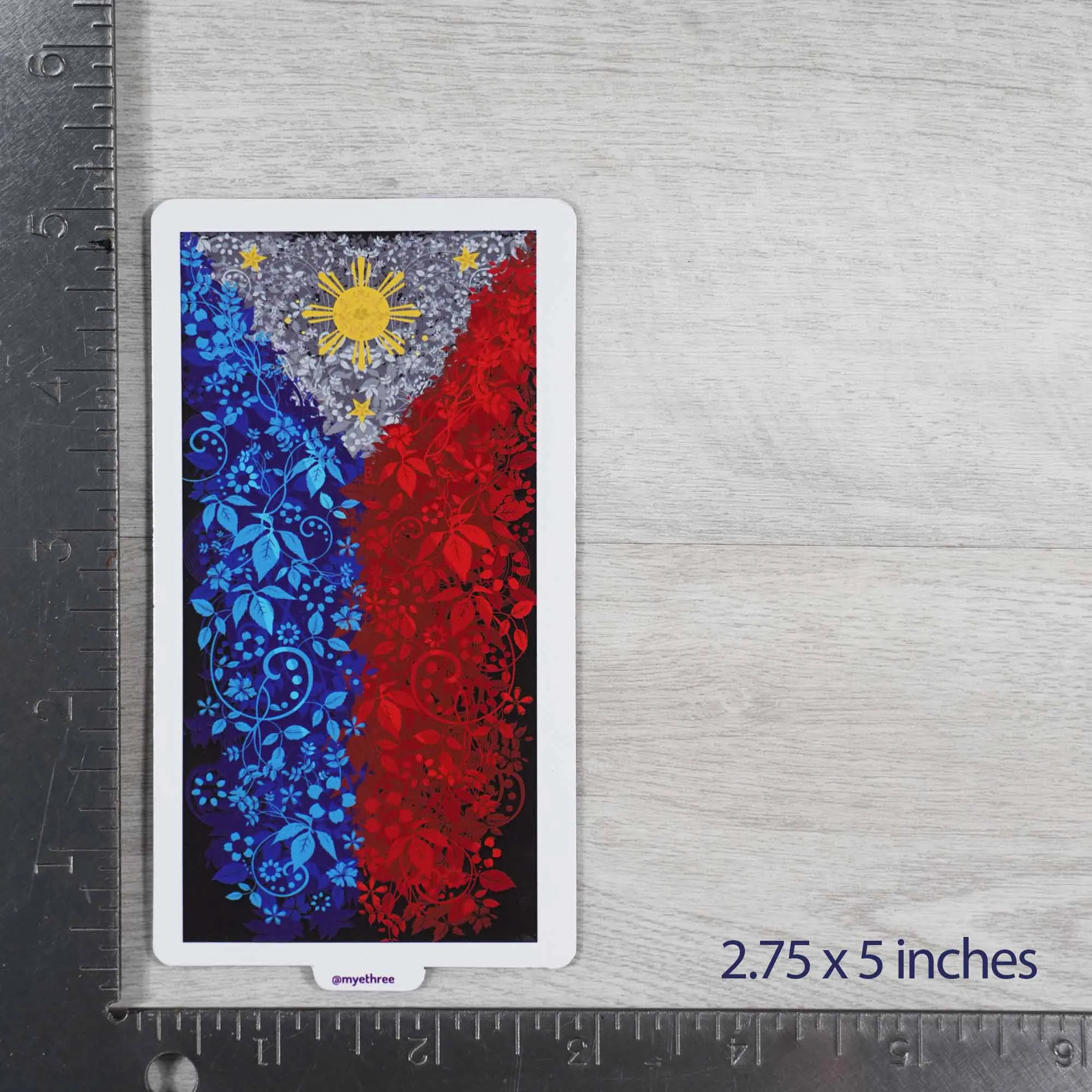Philippine Floral Sticker or Magnet