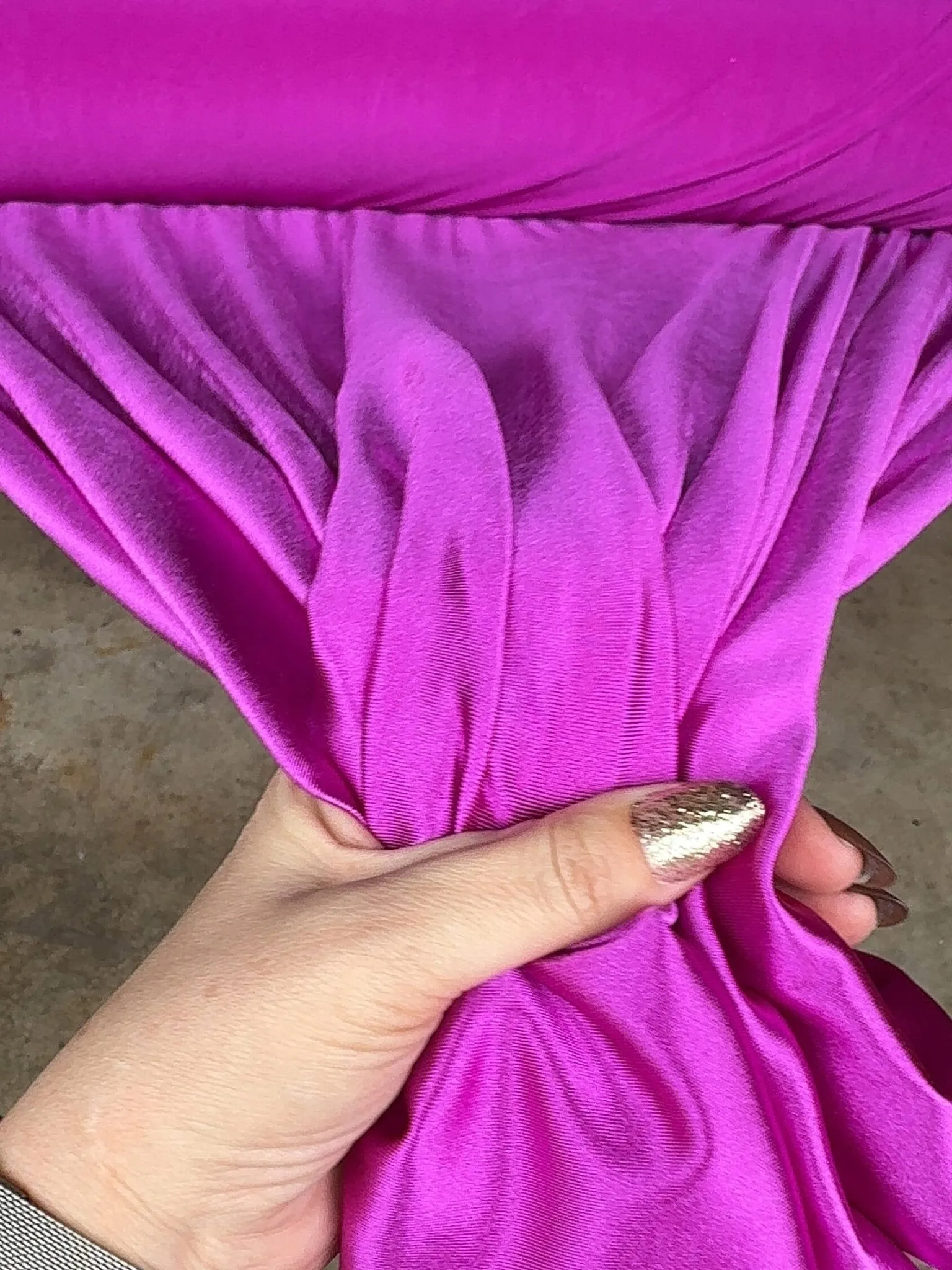 Pink Purple Nylon Spandex Stretch