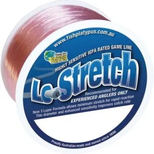 Platypus Lo-Stretch 500m Pink Mono Fishing Line