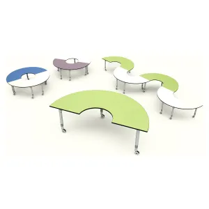 Podz Kinetic Height Adjustable Arc Table
