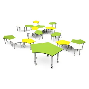Podz Kinetic Height Adjustable Penta Table