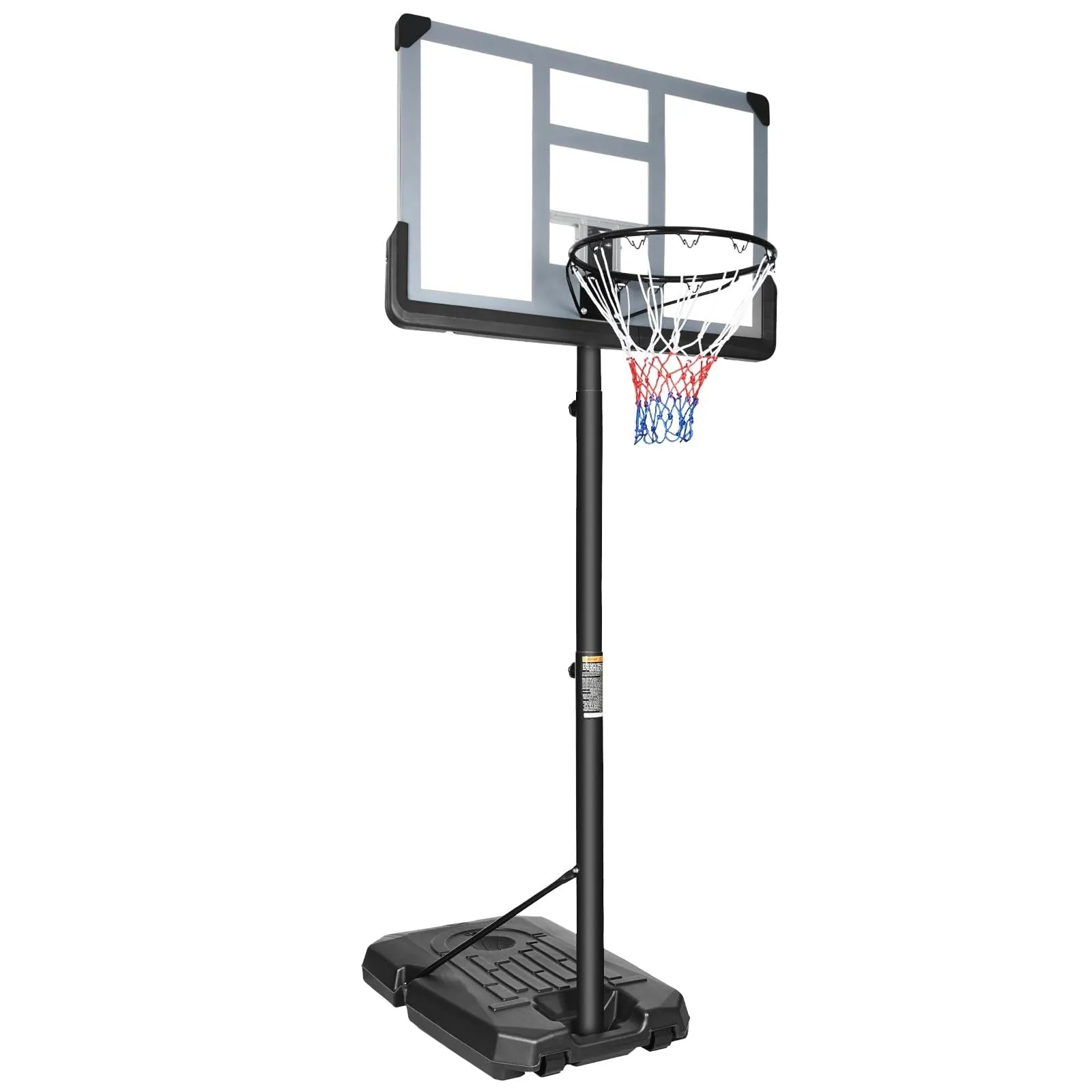 Portable Basketball Hoop Backboard System Stand Height Adjustable