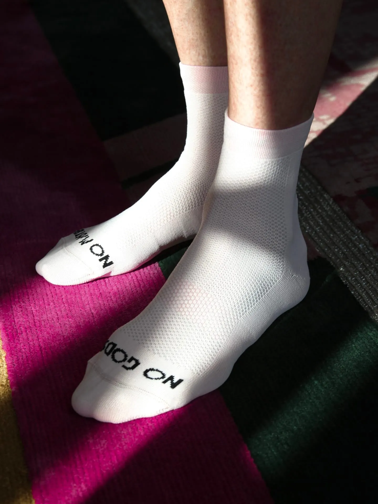 Power-Up Summer Socks - Powder Pink