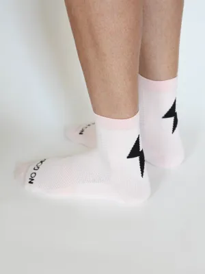 Power-Up Summer Socks - Powder Pink