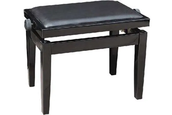 Profile Piano Bench Adjustable Height, Black, PPB-202