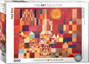 Puzzle Eurographics - 1000 p - Chateau et soleil - Klee