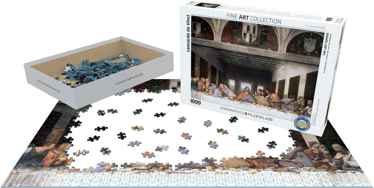 Puzzle Eurographics - 1000 p - La cène - De Vinci