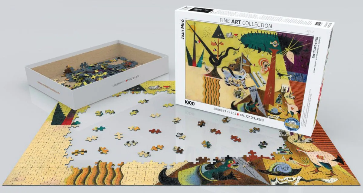 Puzzle Eurographics - 1000 p - Le champs labouré - Miro
