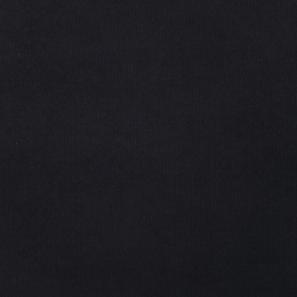 Rib 2x1 Jersey Knit Caviar Black