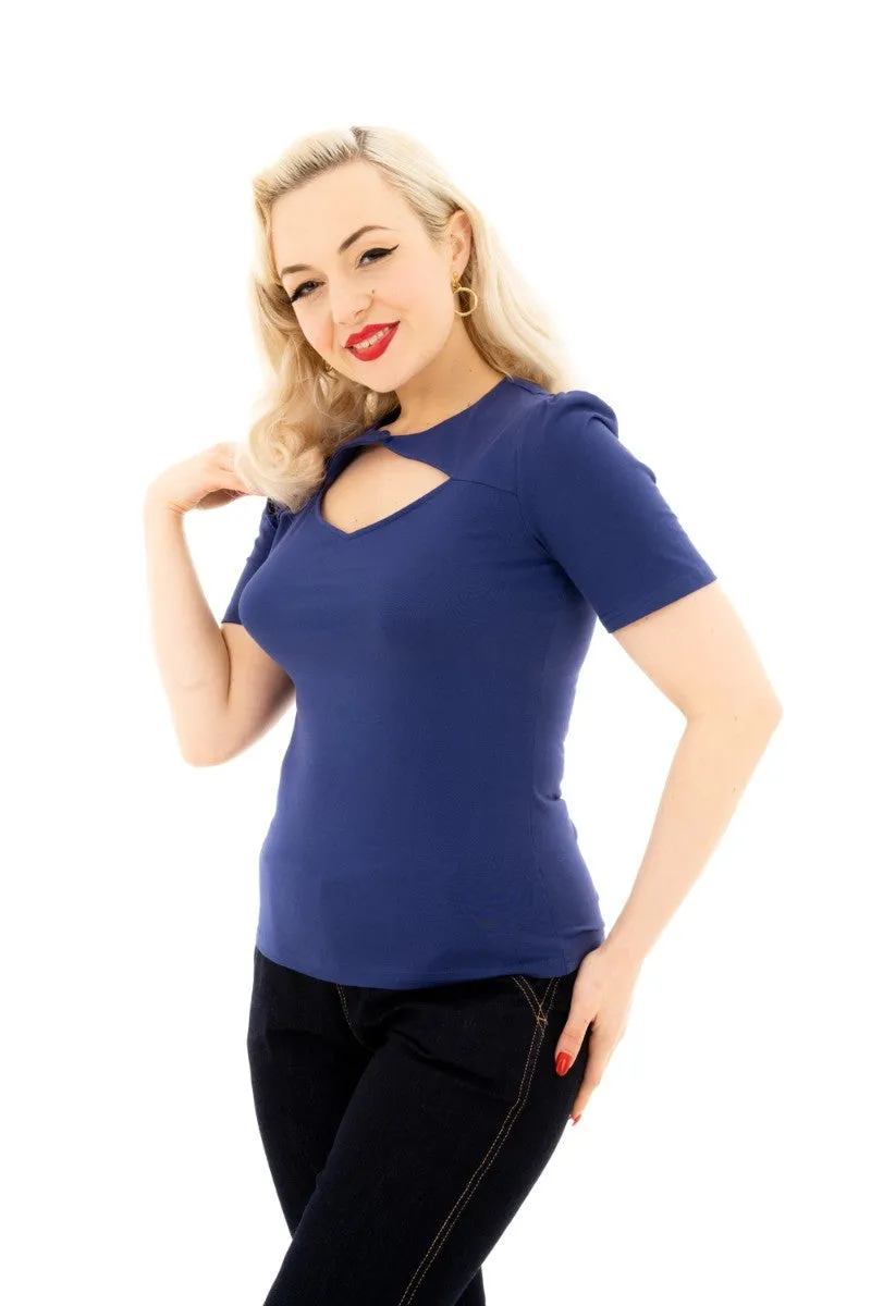 Ro Rox Eva 1950's Vintage Style Top Blouse