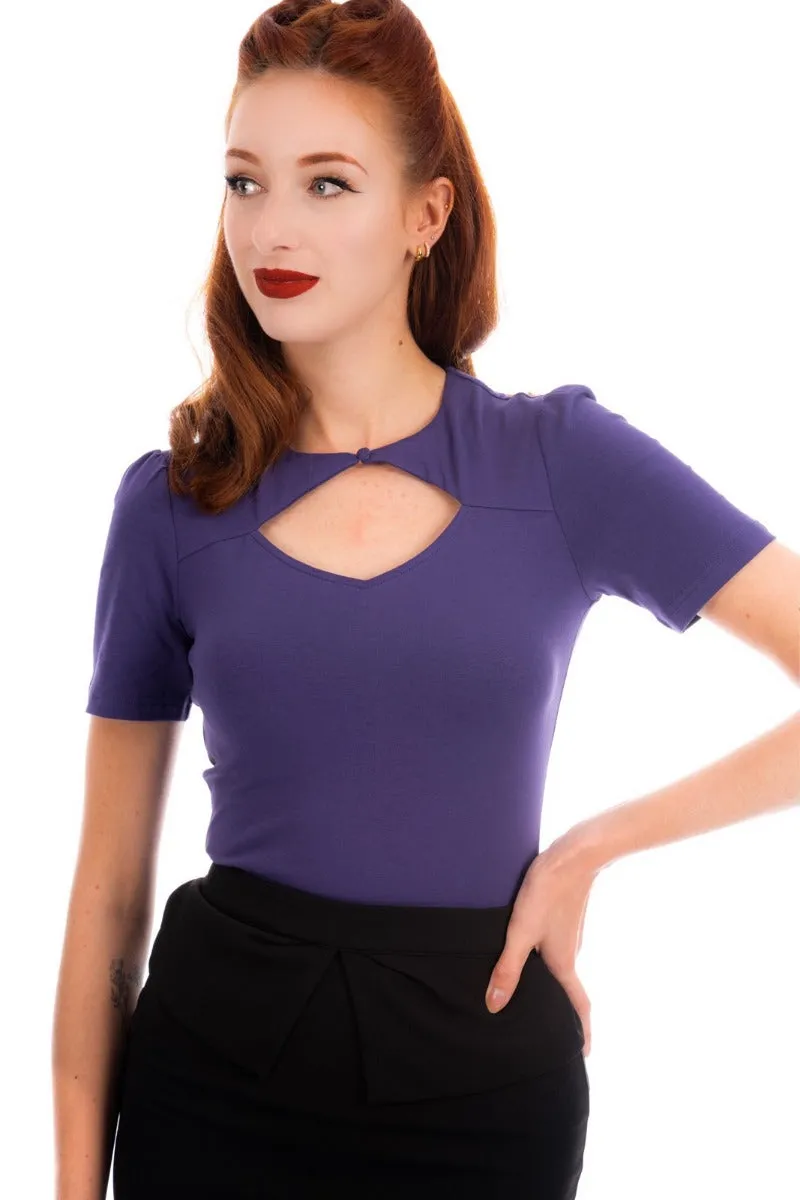 Ro Rox Eva 1950's Vintage Style Top Blouse