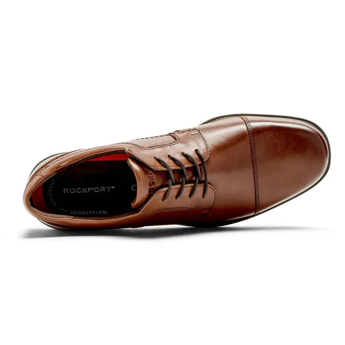 Rockport Men's Taylor Waterproof Cap Toe Oxford - Tan