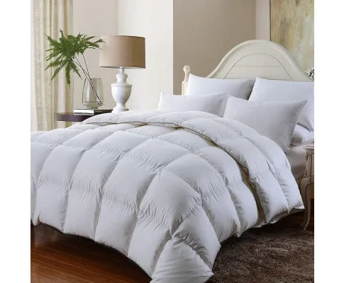 Royal Comfort 350GSM Luxury Soft Bamboo All-Seasons Quilt Duvet Doona All Sizes
