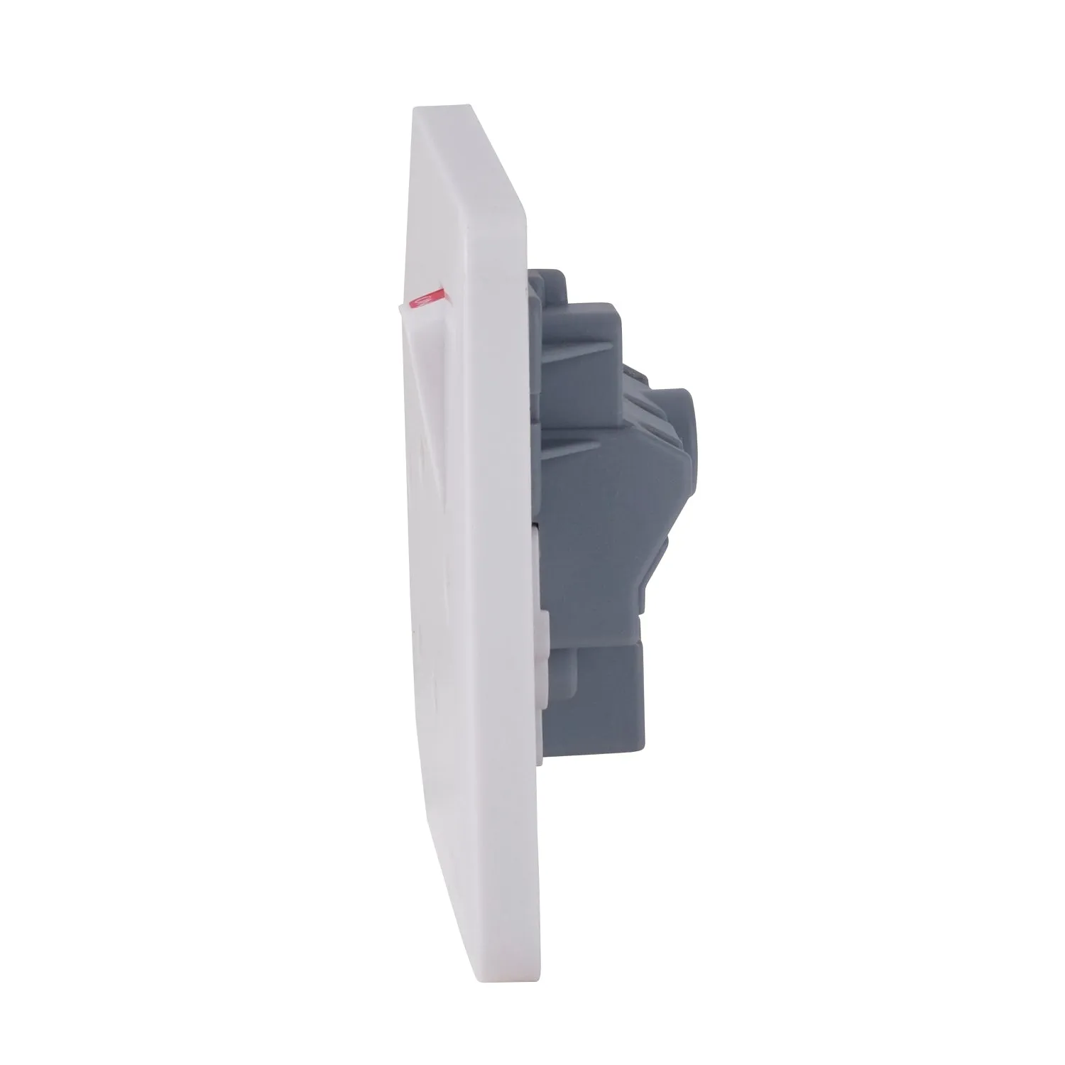 Schneider Electric GGBL3090 Lisse White Moulded 15A 1G Round Pin Switched Socket