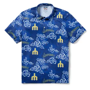 SEATTLE MARINERS COOPERSTOWN PERFORMANCE POLO