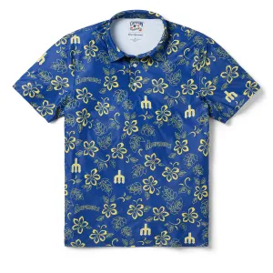 SEATTLE MARINERS COOPERSTOWN PERFORMANCE POLO