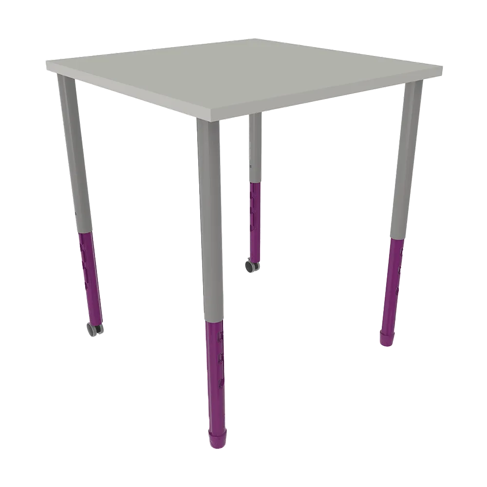 Sebel Twist'n'Lock Square Table with Rigid Edging